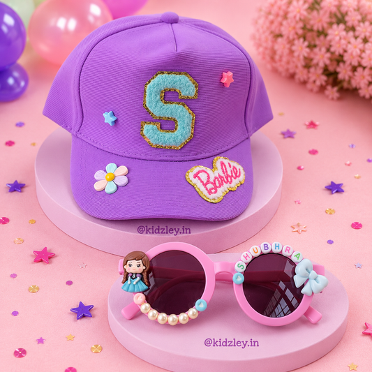 Personalised Sunglasses And Cap Combo