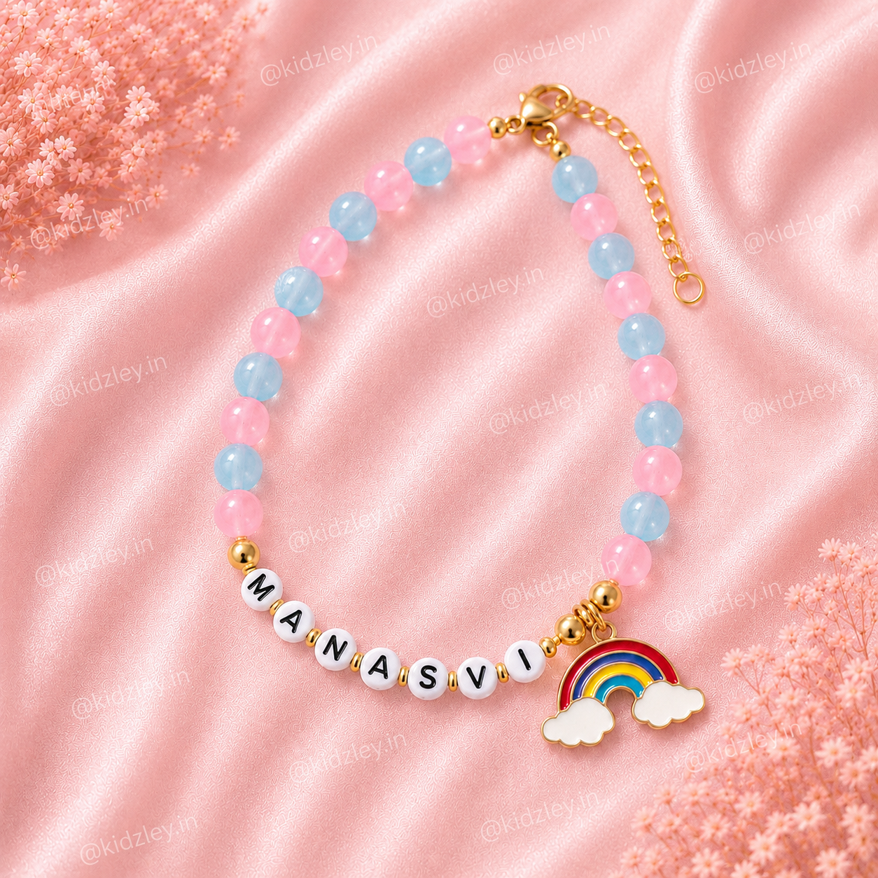 Rainbow Dual Tone Name Necklaces