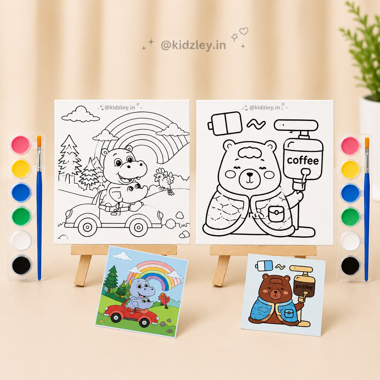 Canvas Painting - Big (Set Of 2)