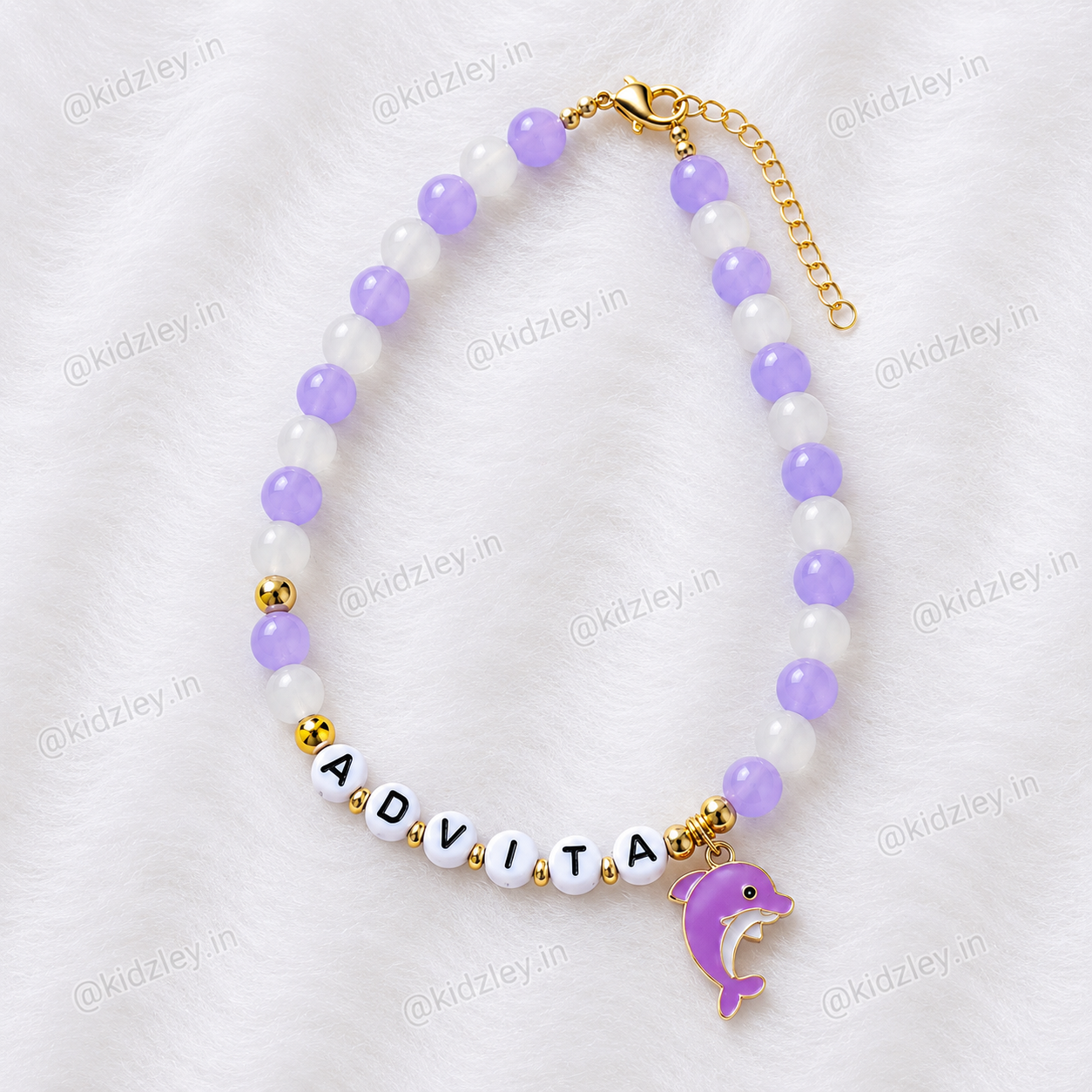 Dolphin Dual Tone Name Necklaces