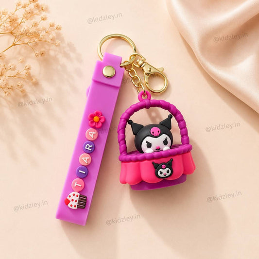 Kuromi- Personalised Keychains