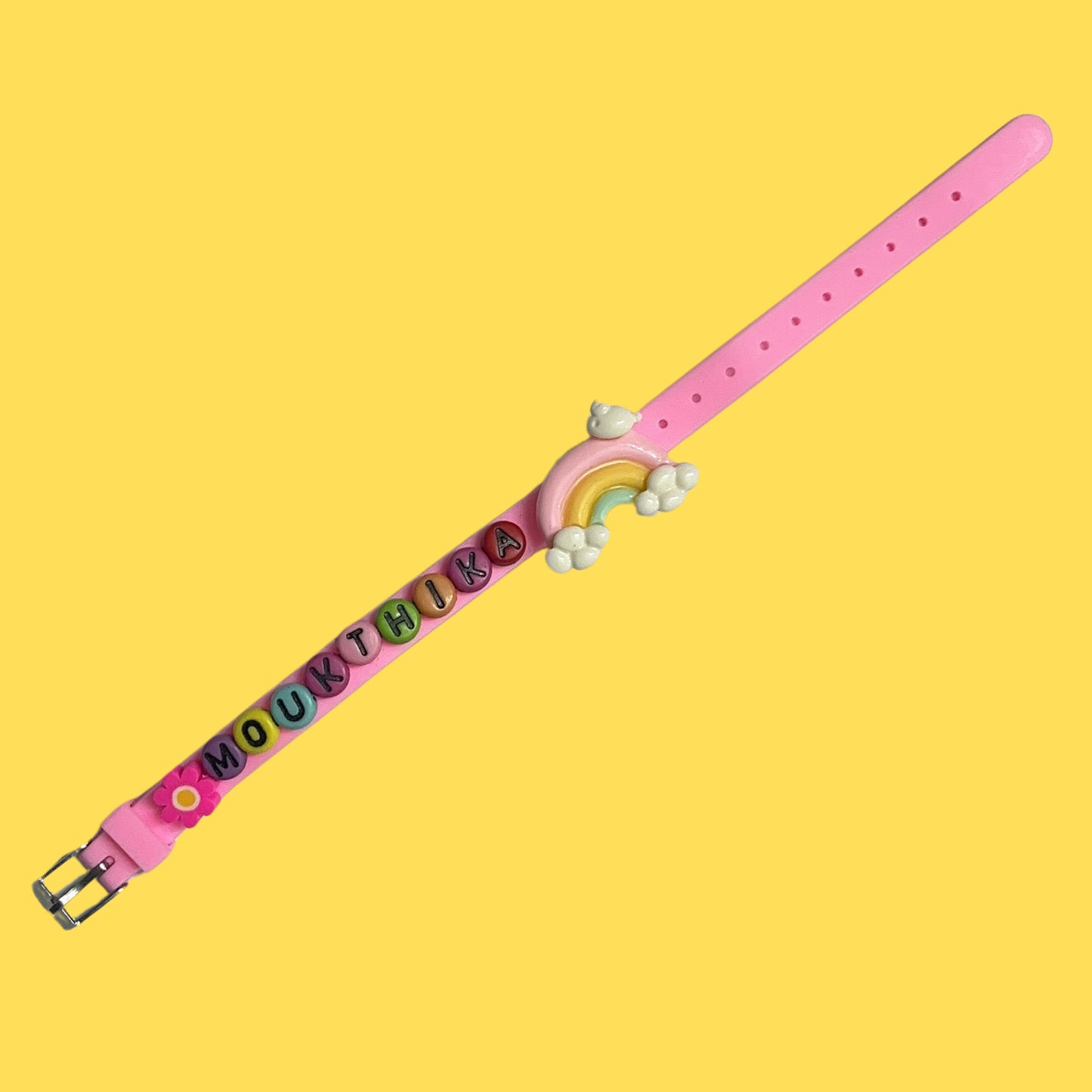 Candies Themed Personalised Name Rakhi Bracelet Band (1 piece)