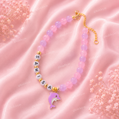 Dolphin Dual Tone Name Necklaces