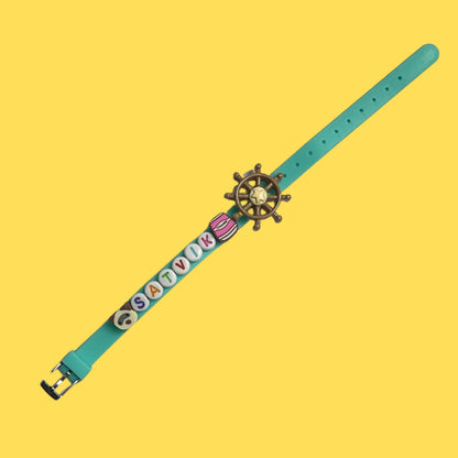 Ocean Themed Personalised Name Rakhi Bracelet Band (1 piece)