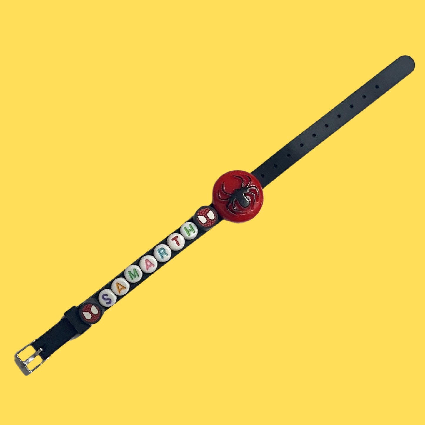 Superhero Avengers Themed Personalised Name Rakhi Bracelet Band (1 piece)