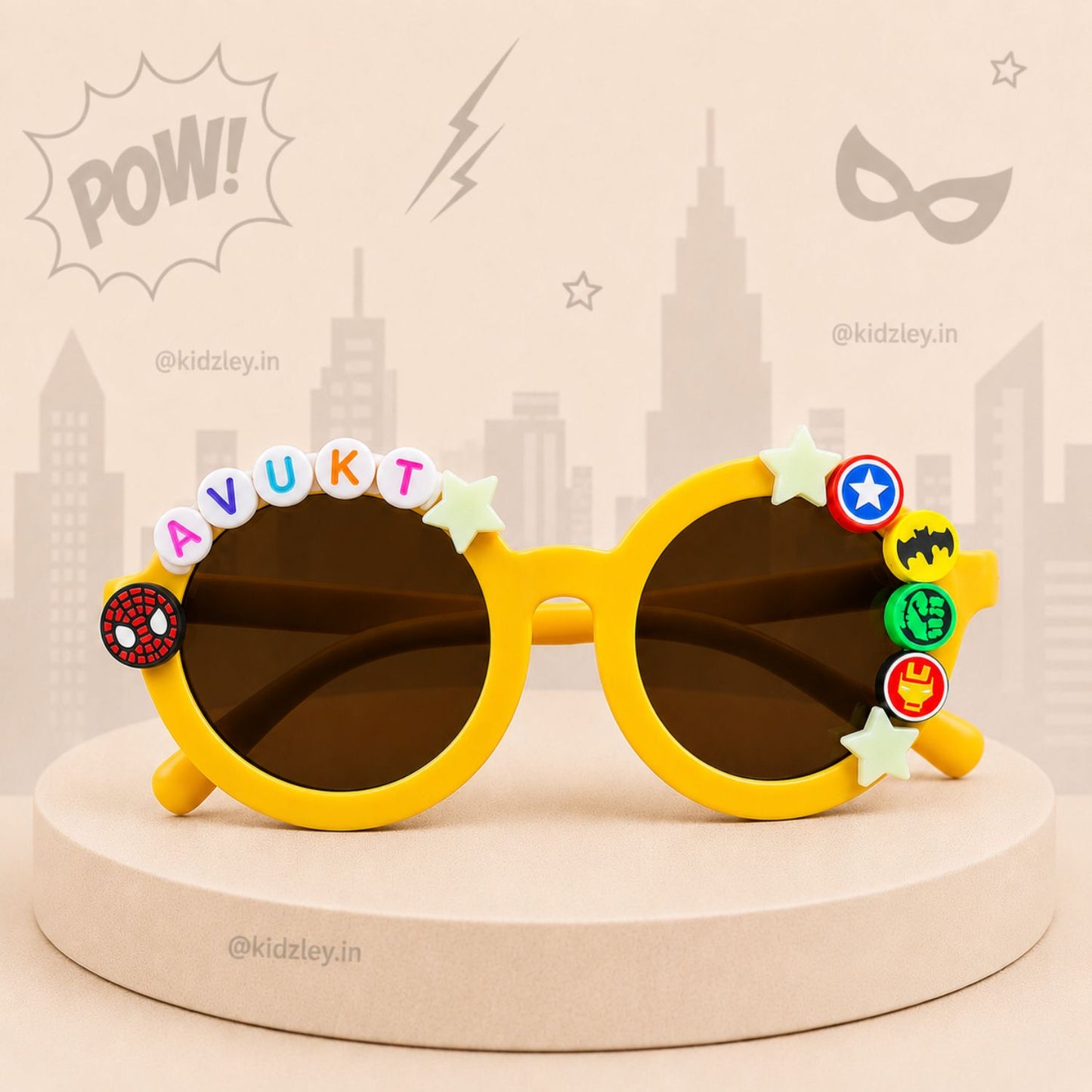 Personalised Avengers Themed Kids Sunglasses