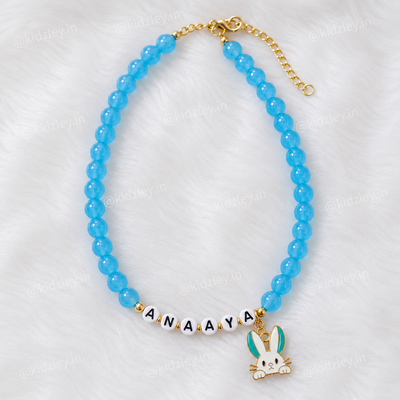 Kidzley Blue Bliss Name Necklaces