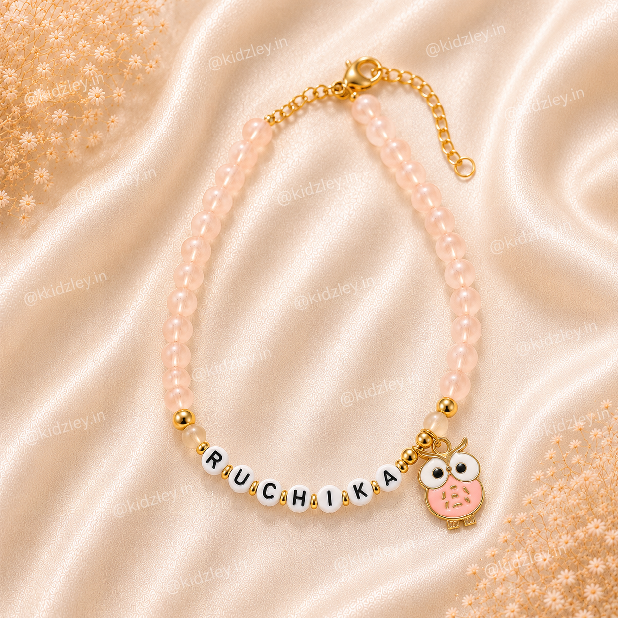 Kidzley Peach Glow Name Necklaces