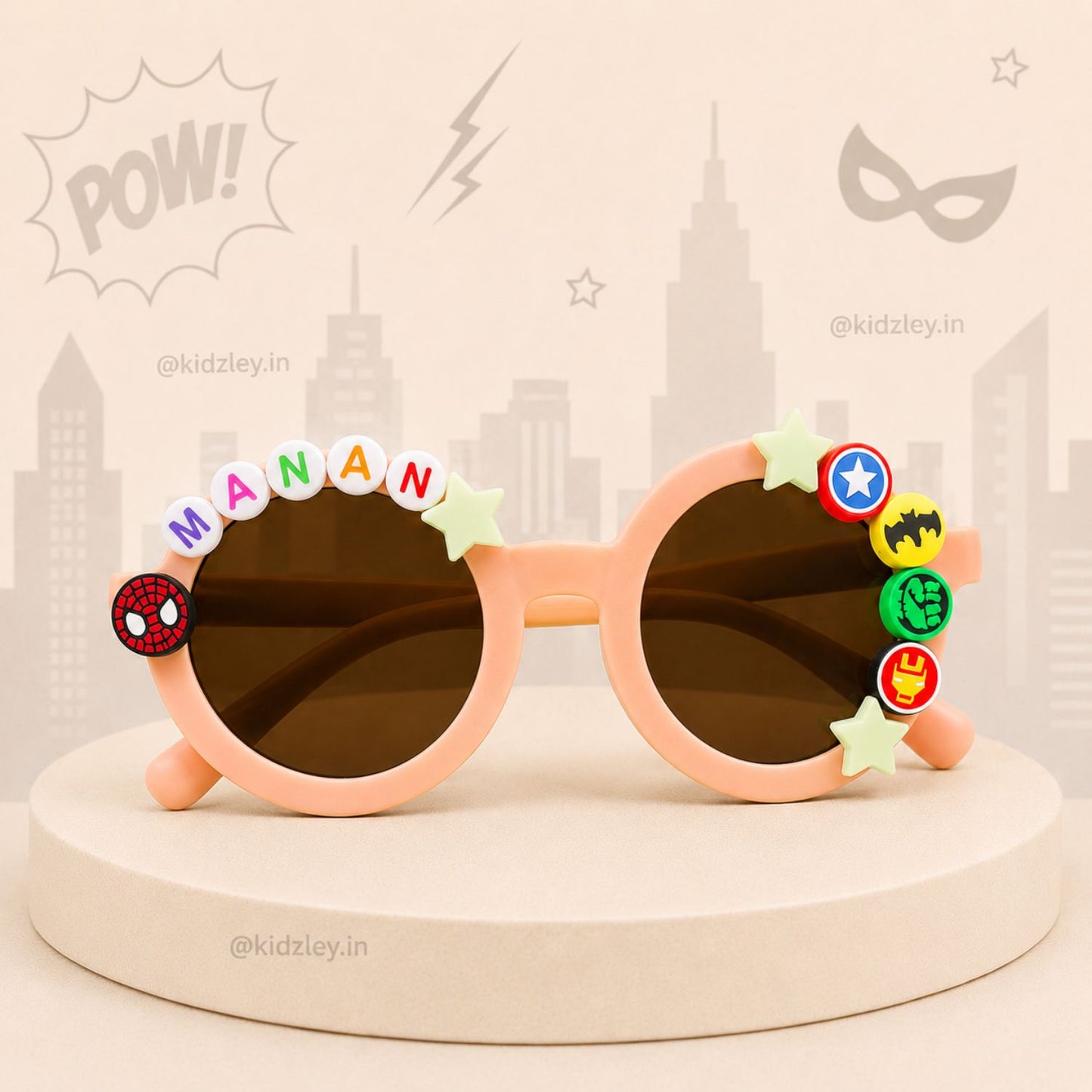 Personalised Avengers Themed Kids Sunglasses