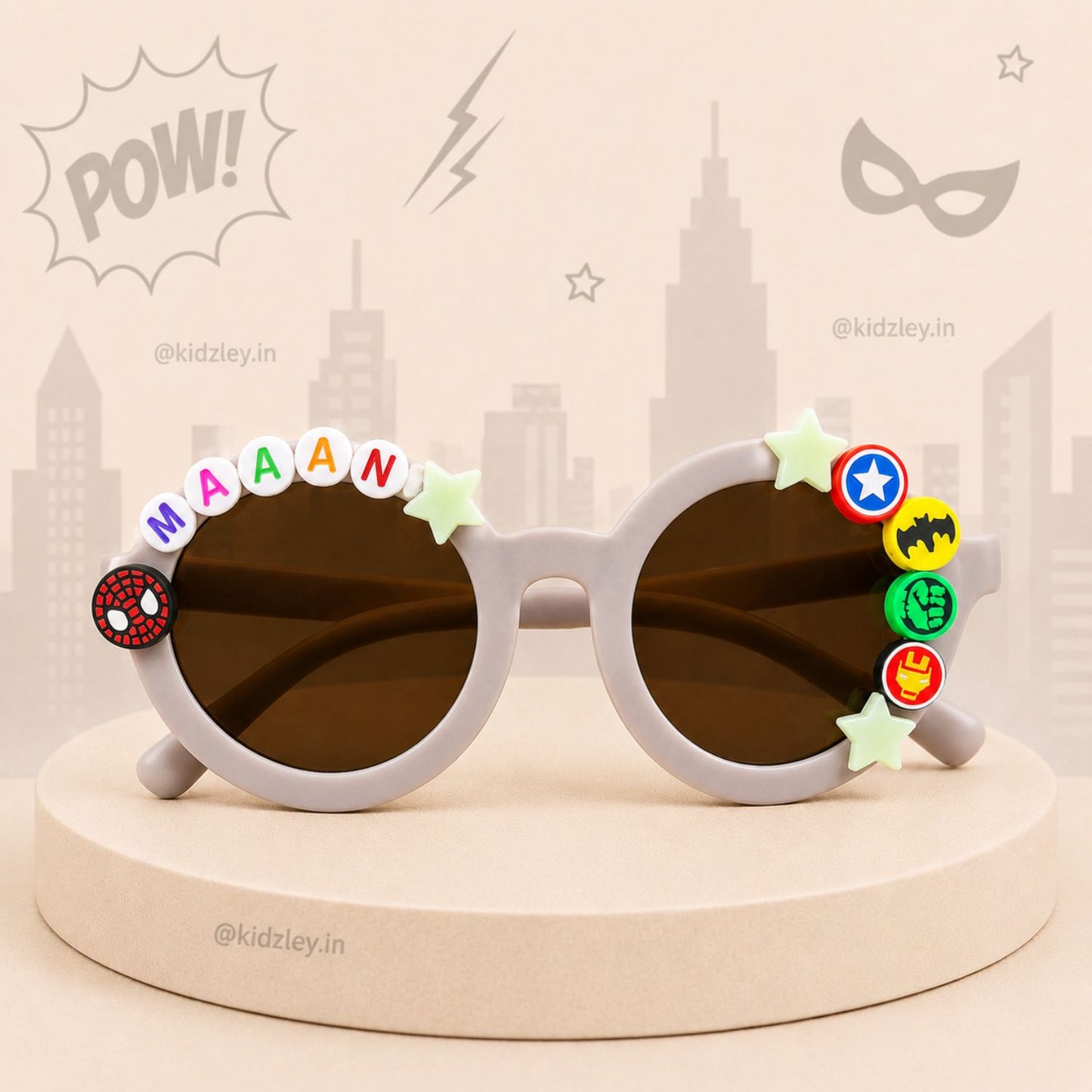 Personalised Avengers Themed Kids Sunglasses