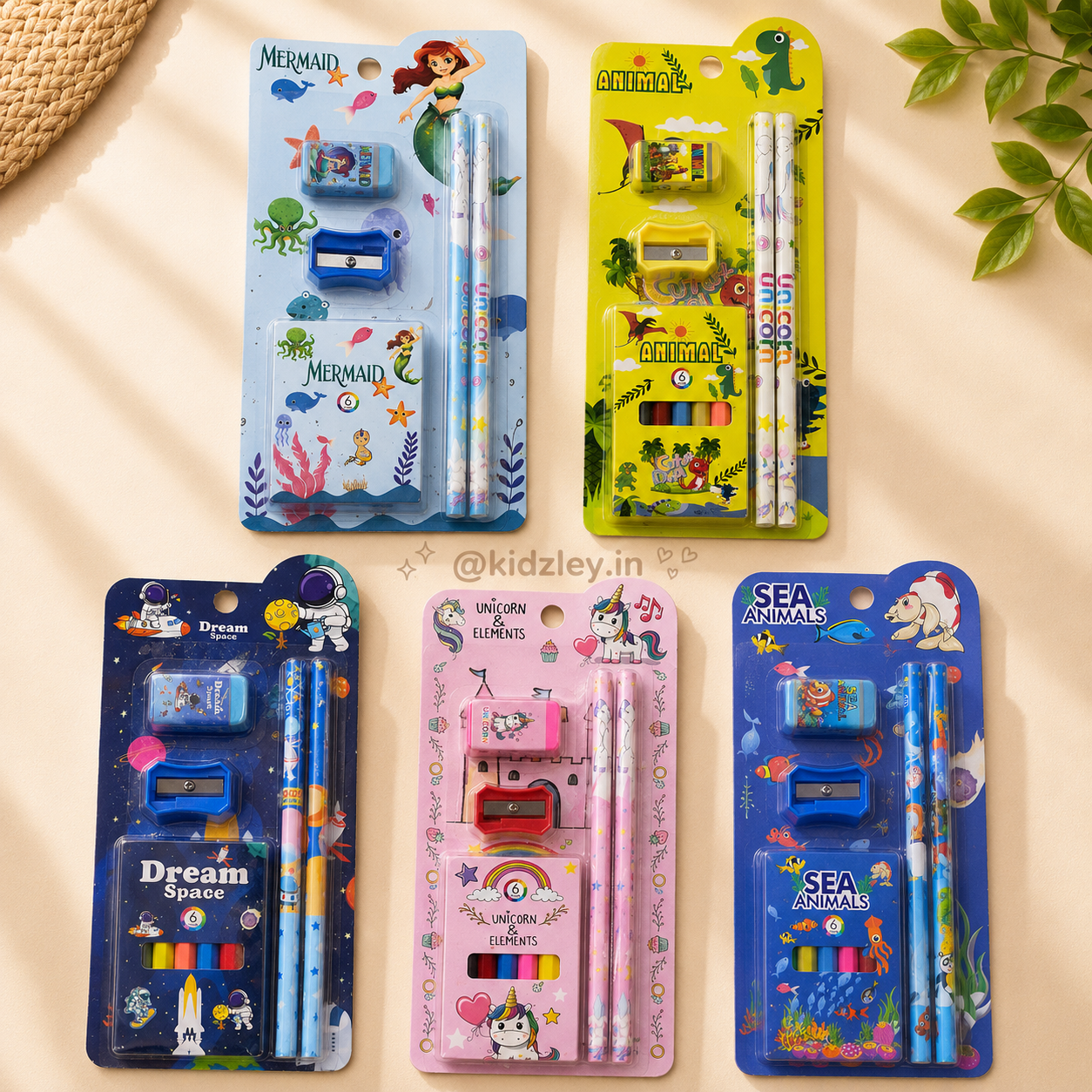 Theme Stationery Sets Small (Set of 4)
