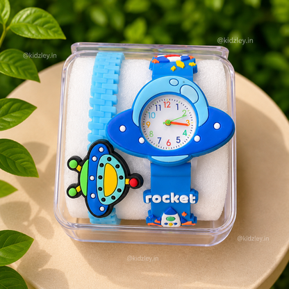 Watch With Band Set - Spaceship Theme