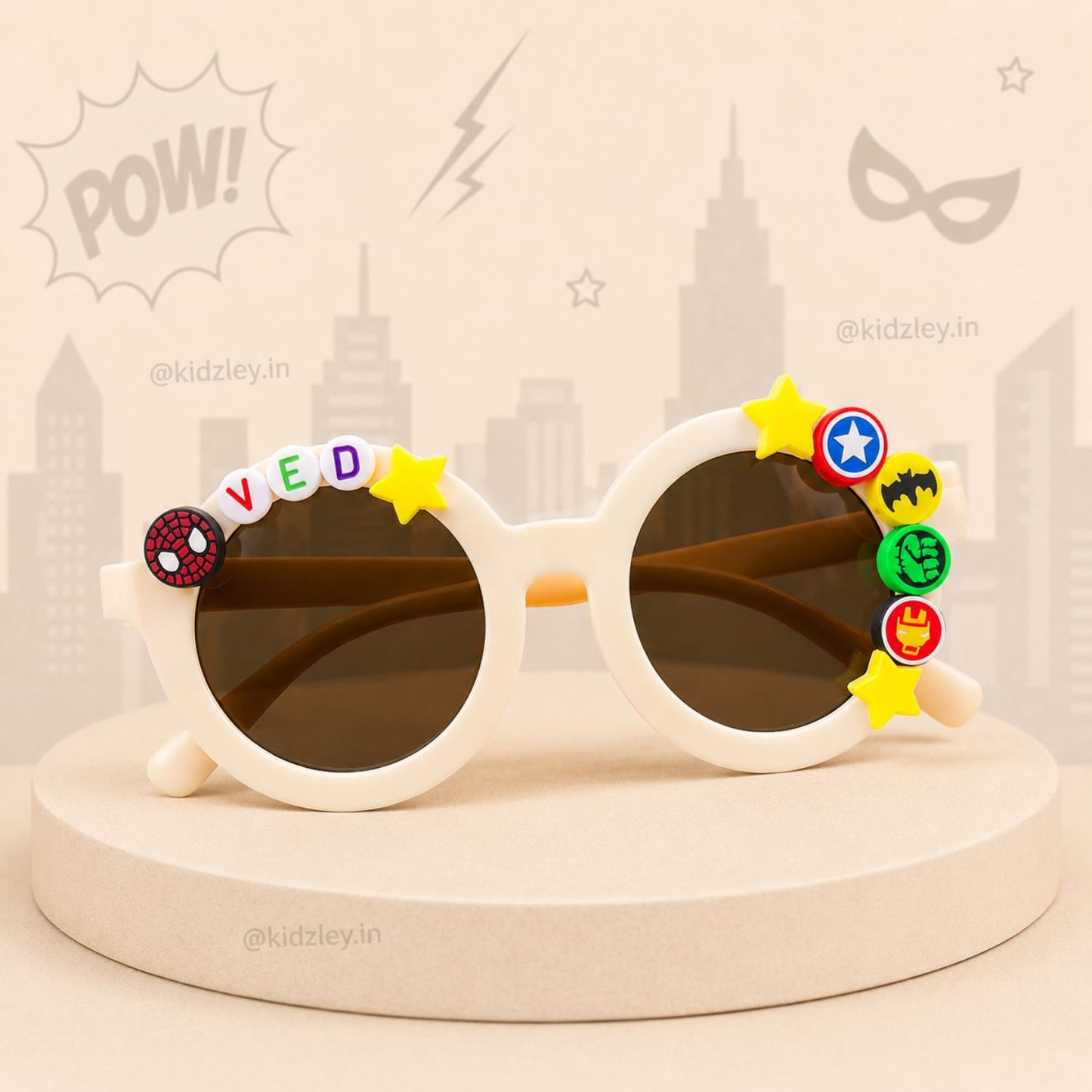 Personalised Avengers Themed Kids Sunglasses