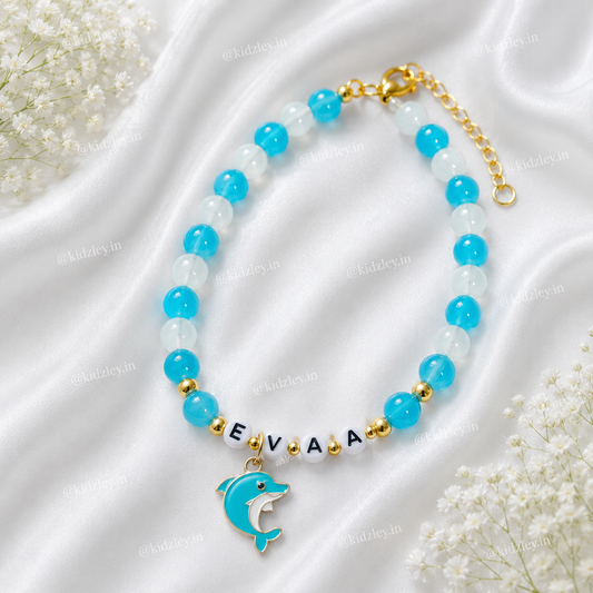 Dolphin Dual Tone Name Necklaces