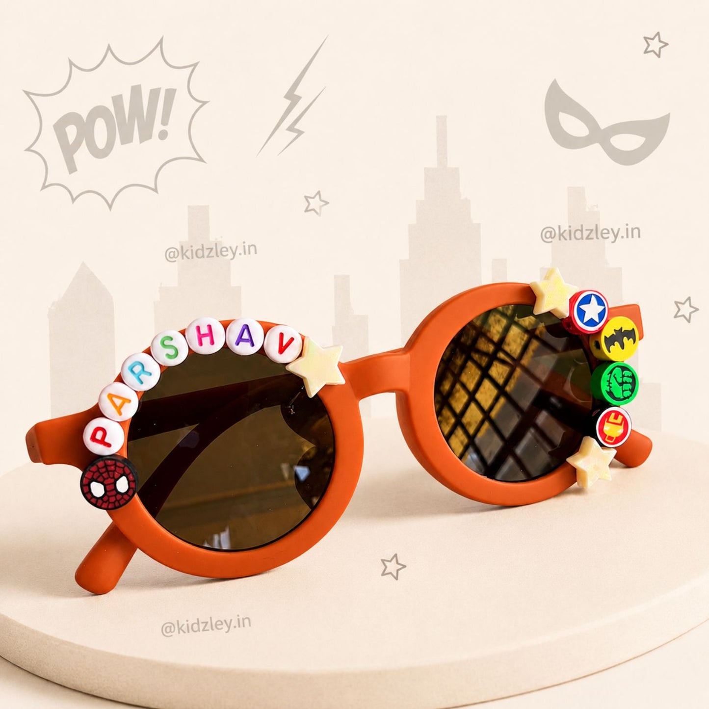 Personalised Avengers Themed Kids Sunglasses