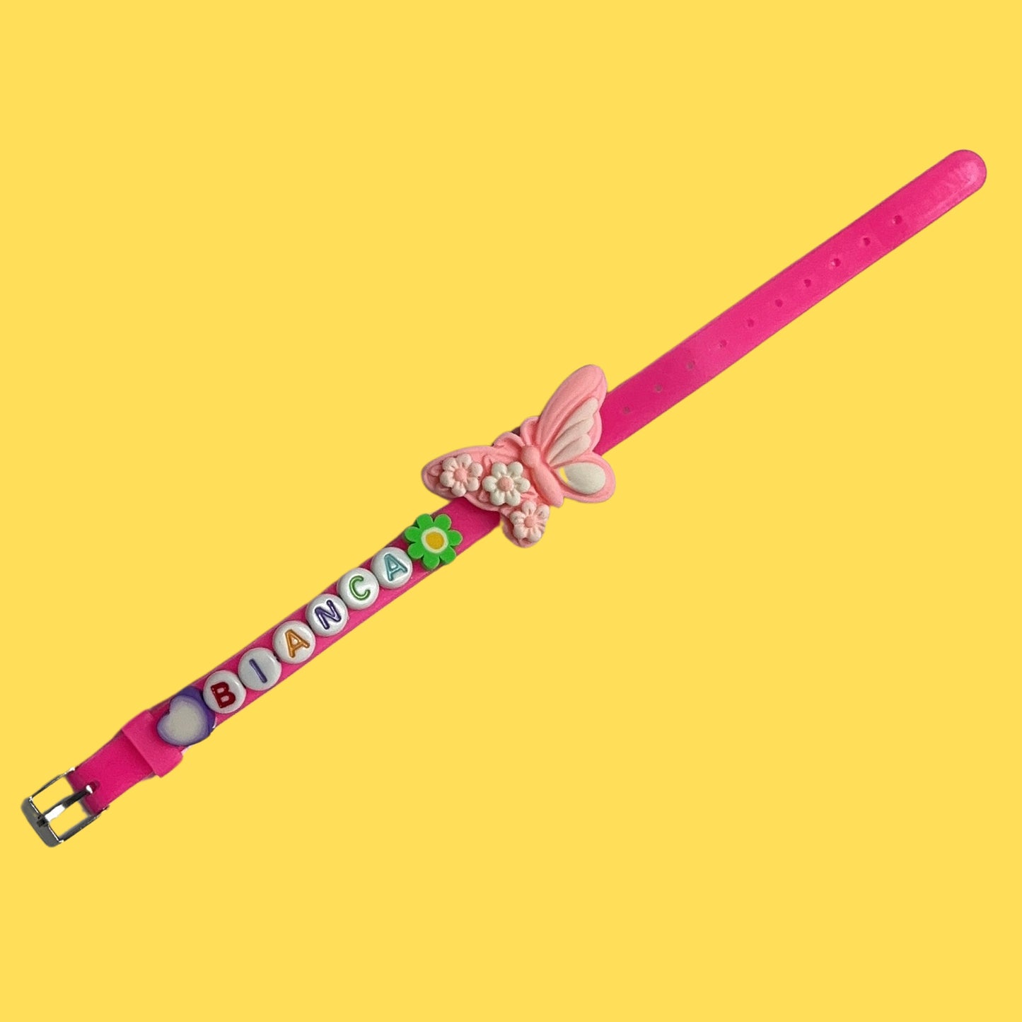 Butterfly Themed Personalised Name Rakhi Bracelet Band (1 piece)