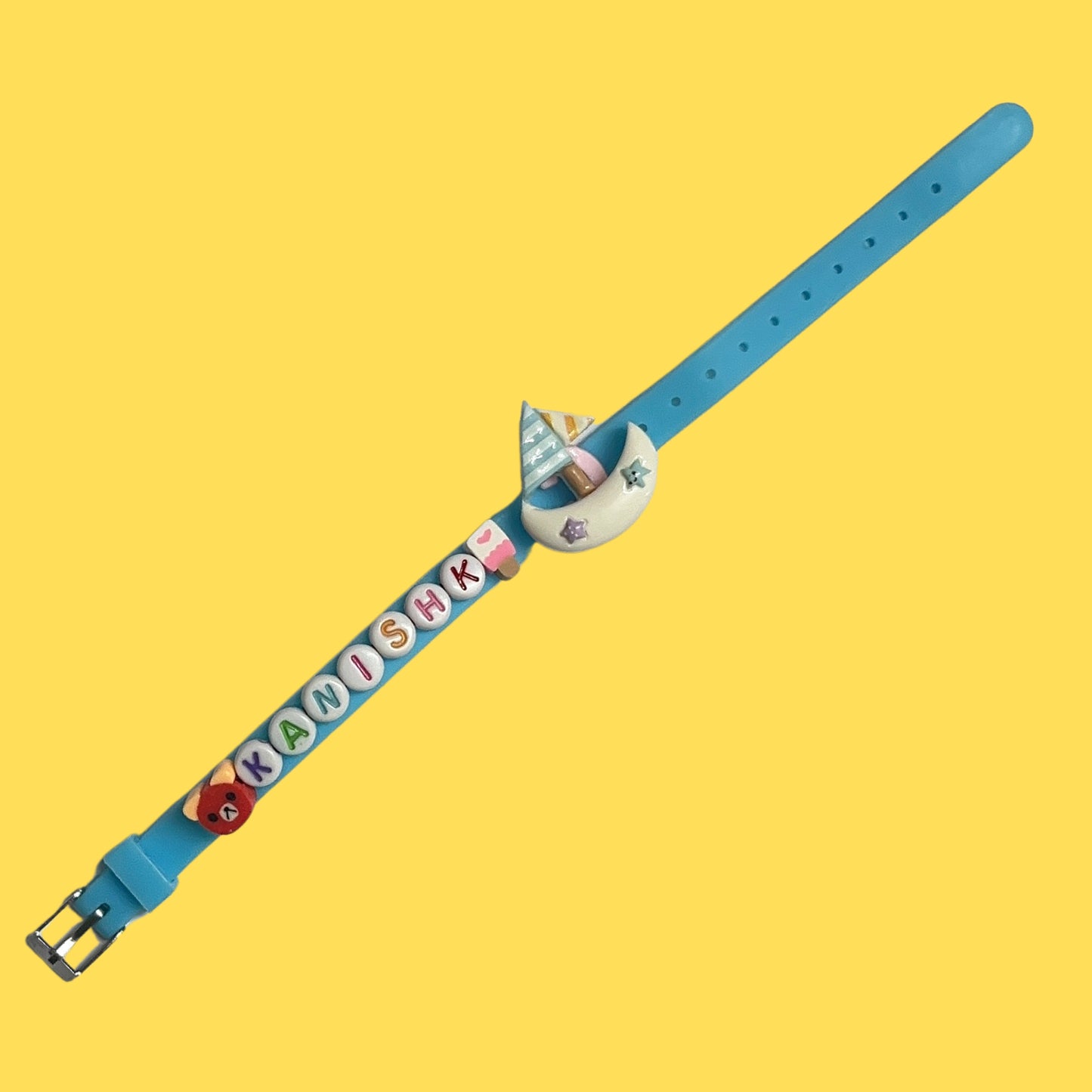 Ocean Themed Personalised Name Rakhi Bracelet Band (1 piece)