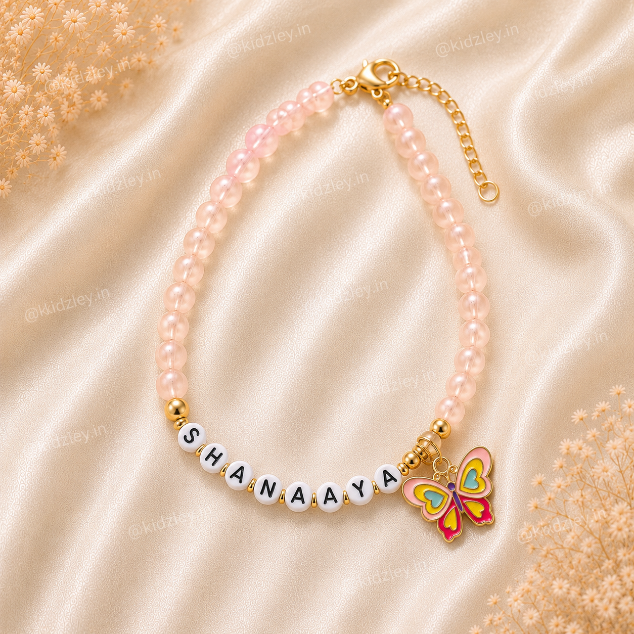 Kidzley Peach Glow Name Necklaces