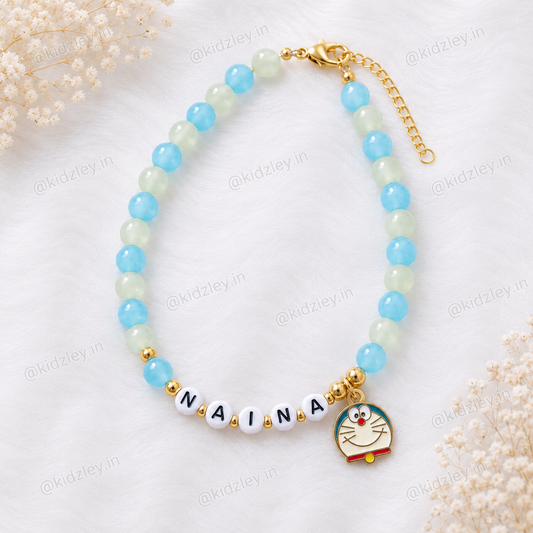 Doraemon Dual Tone Name Necklaces