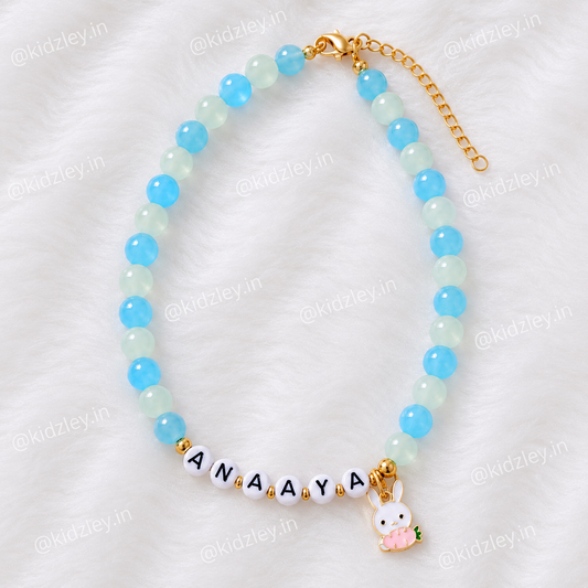 Rabbit Dual Tone Name Necklaces