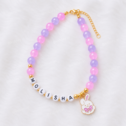 Teddy Dual Tone Name Necklaces