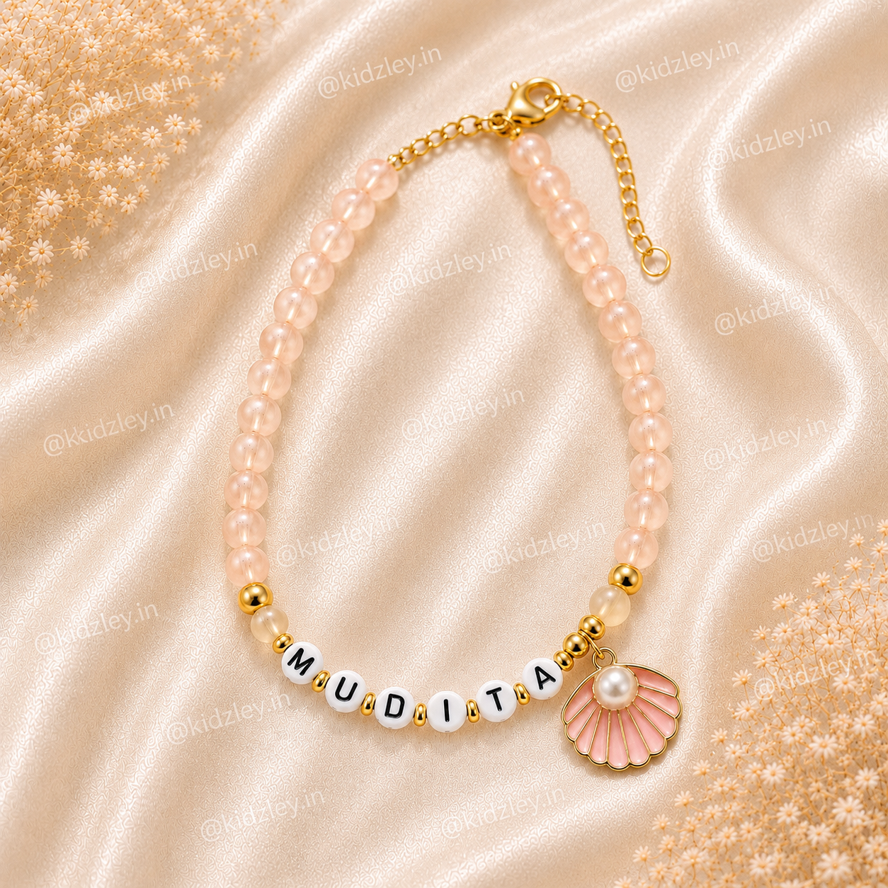Kidzley Peach Glow Name Necklaces