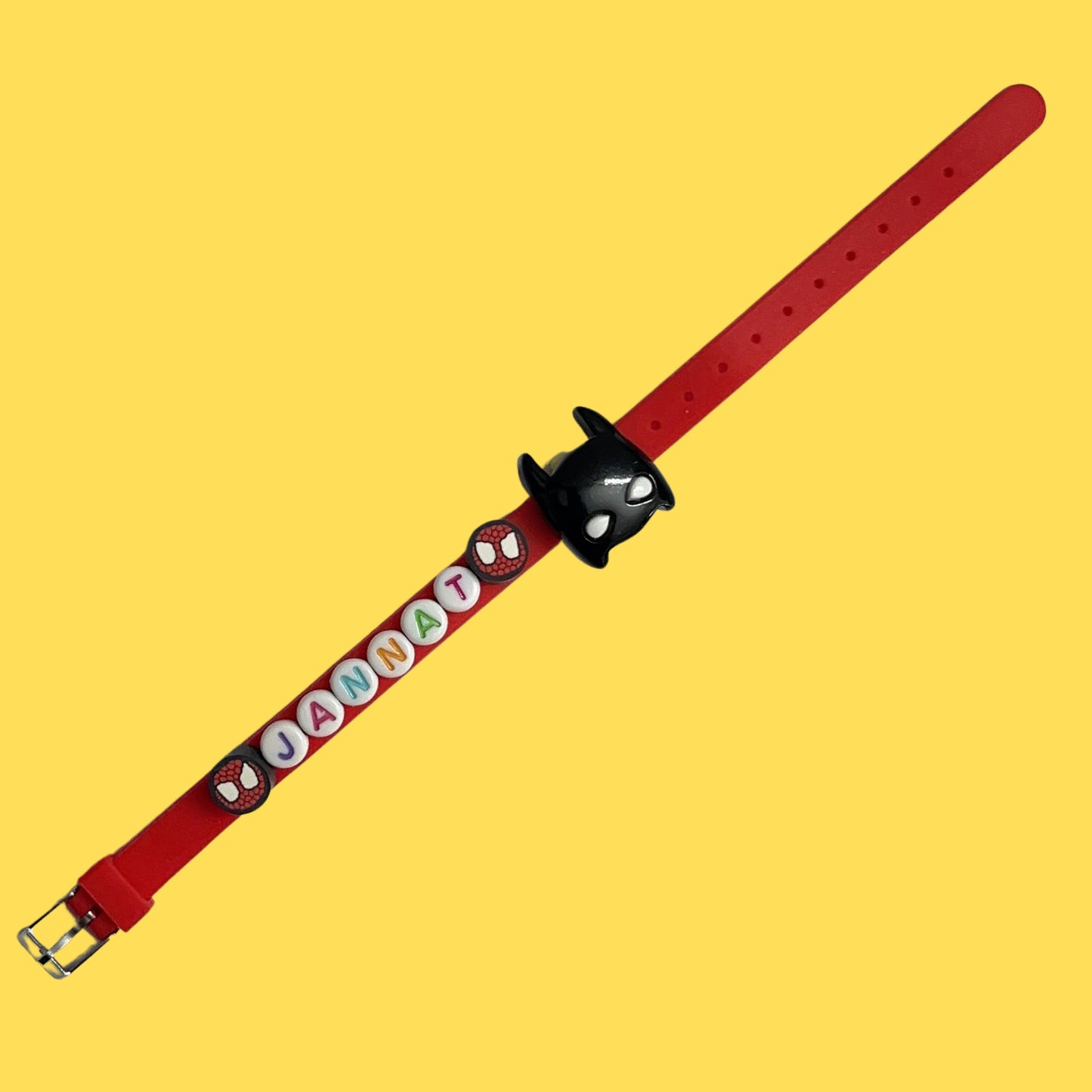 Superhero Avengers Themed Personalised Name Rakhi Bracelet Band (1 piece)
