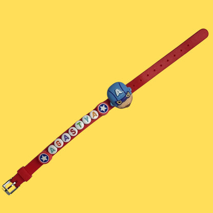 Superhero Avengers Themed Personalised Name Rakhi Bracelet Band (1 piece)