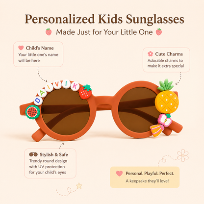 Personalised Fruit-Themed Kids Sunglasses