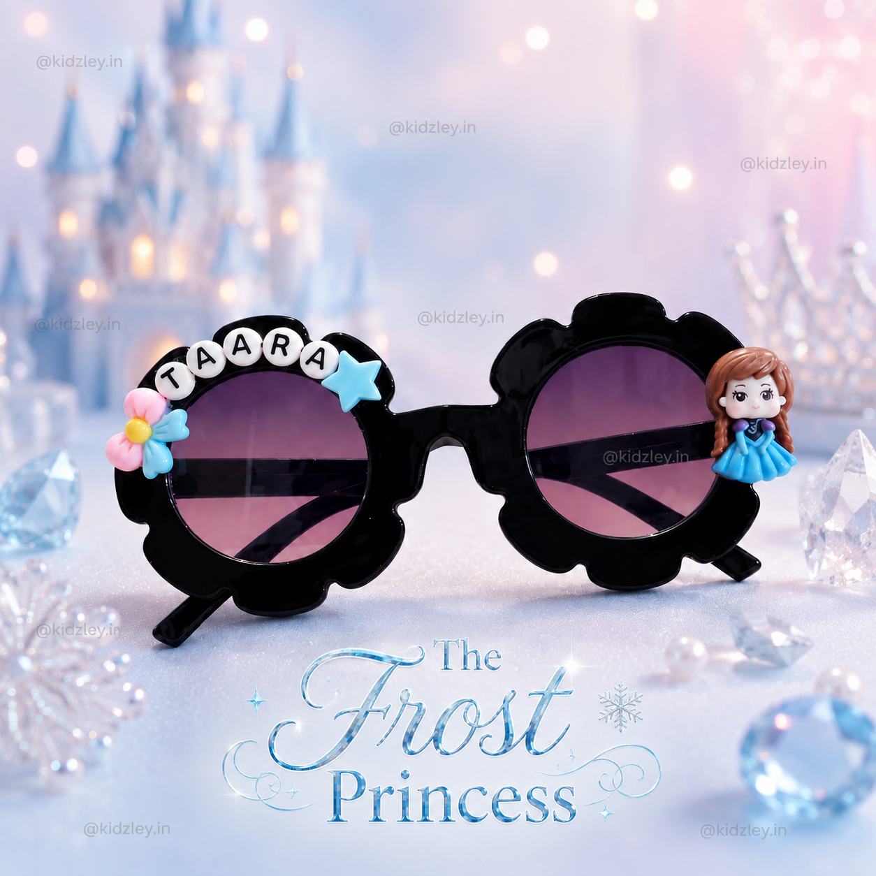 Personalised Princess Themed Floral Sunglasses