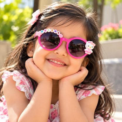 Personalised Kitty Themed Sunglasses for Girls
