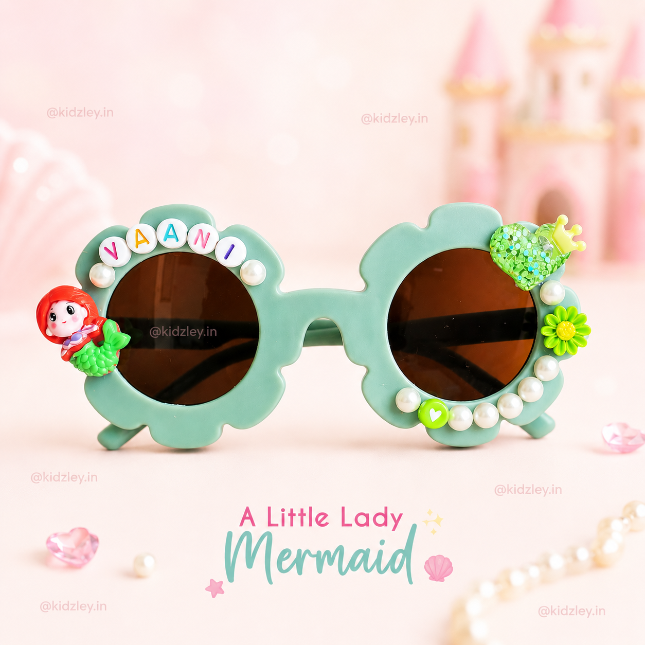 Personalised Princess Themed Floral Sunglasses