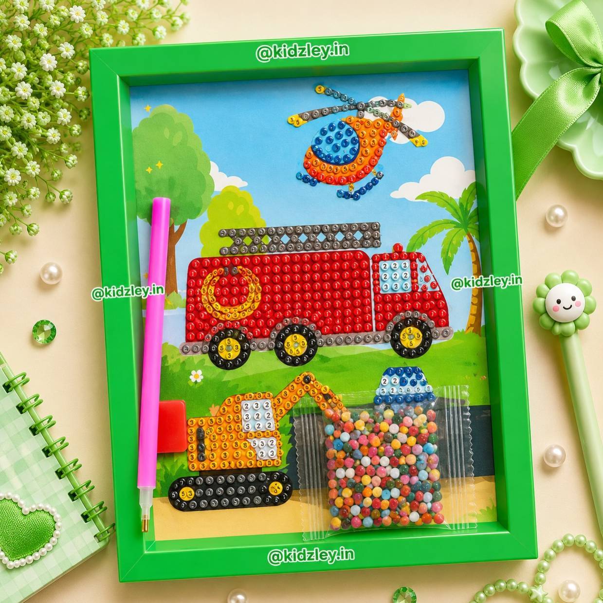 DIY Diamond (Dot) Paintings (Set Of 4)