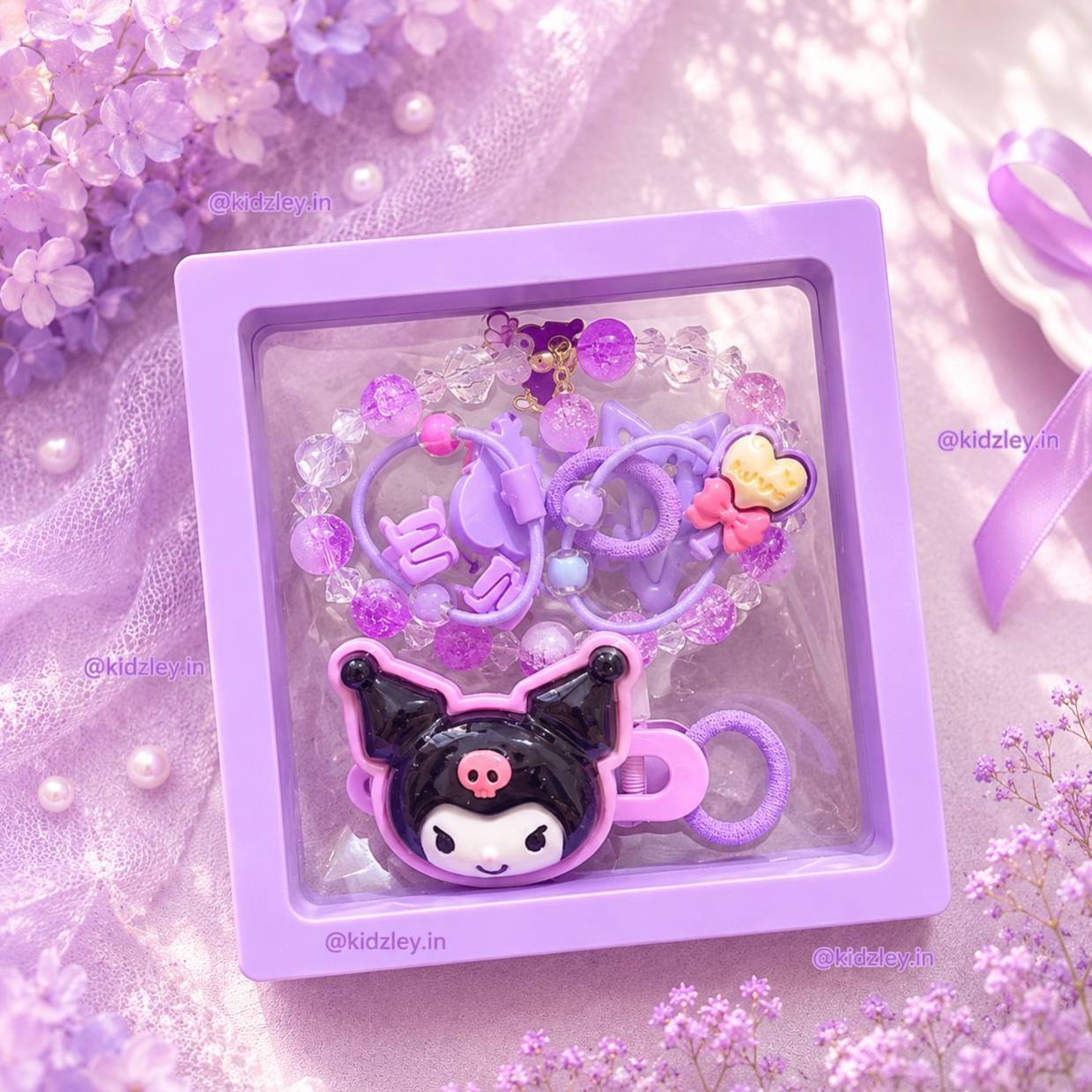 Premium Kawaii Accessories Set - Kuromi 8