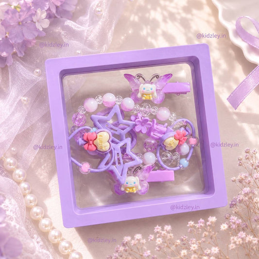 Premium Kawaii Accessories Set - Butterfly - Kuromi 5