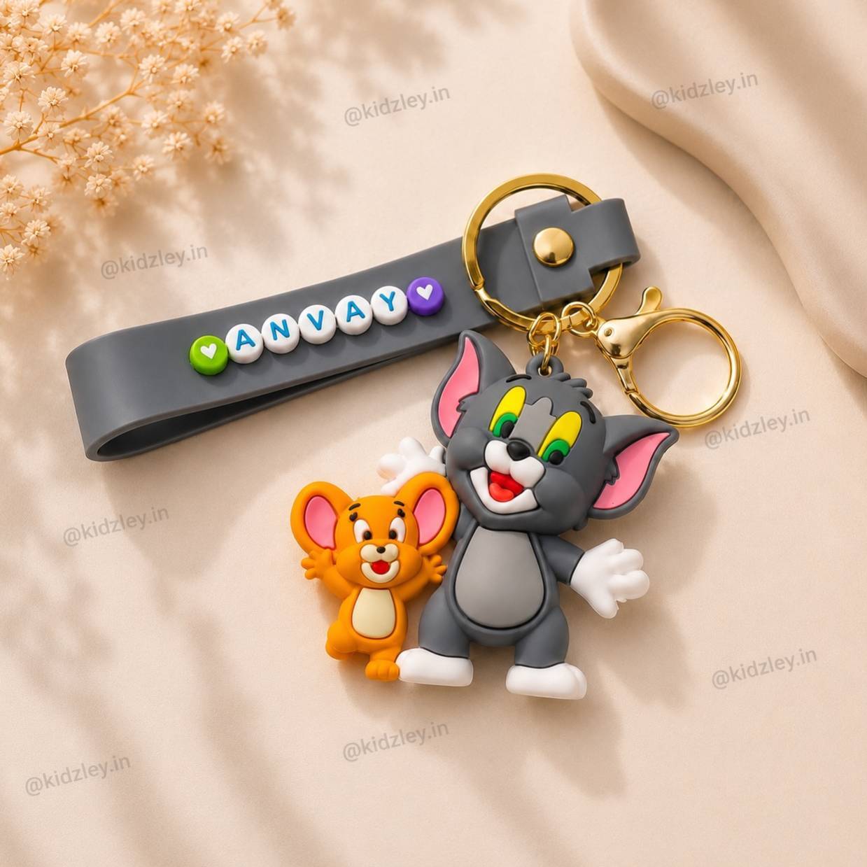 Tom & Jerry - Personalised Keychains