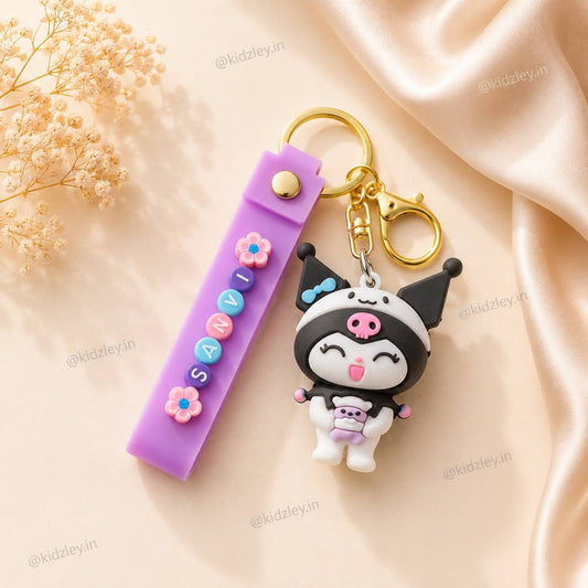 Kuromi- Personalised Keychains