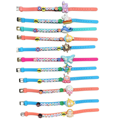 Butterfly Themed Personalised Name Rakhi Bracelet Band (1 piece)