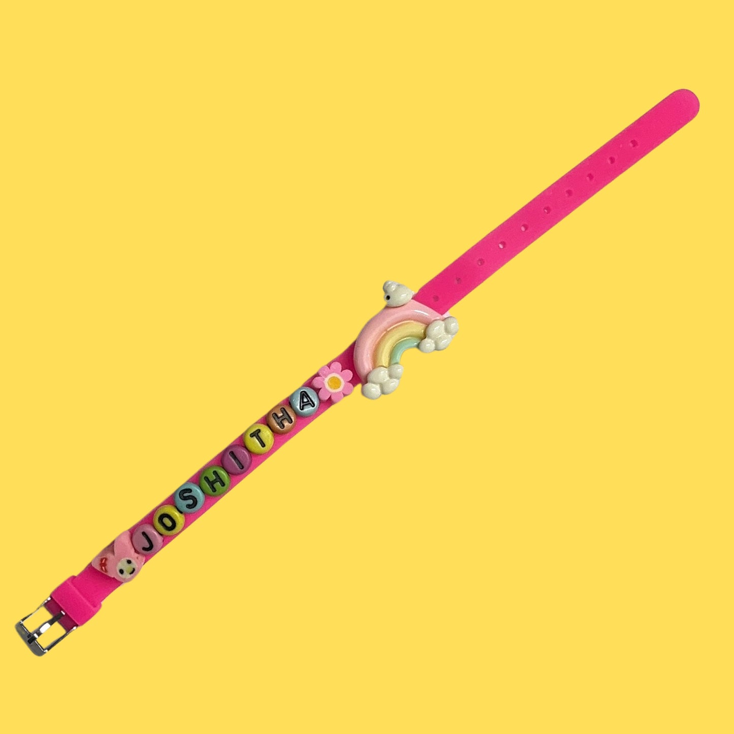 Candies Themed Personalised Name Rakhi Bracelet Band (1 piece)