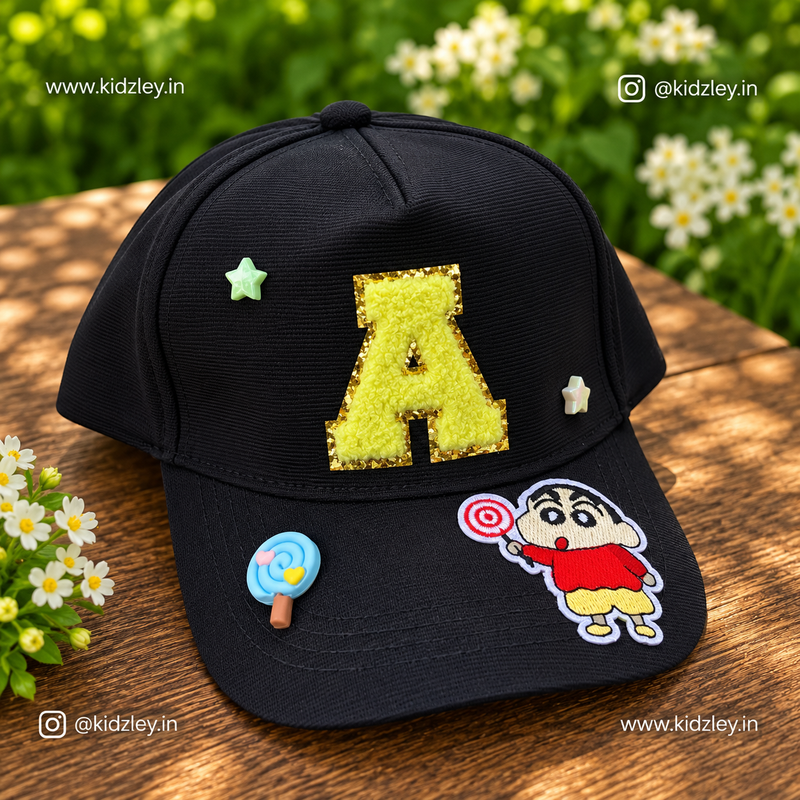 Shinchan Themed Personalised Caps
