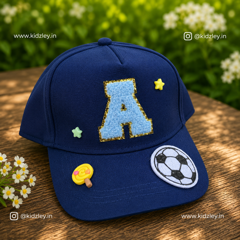 Football Themed Personalised Caps