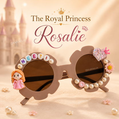 Personalised Princess Themed Floral Sunglasses