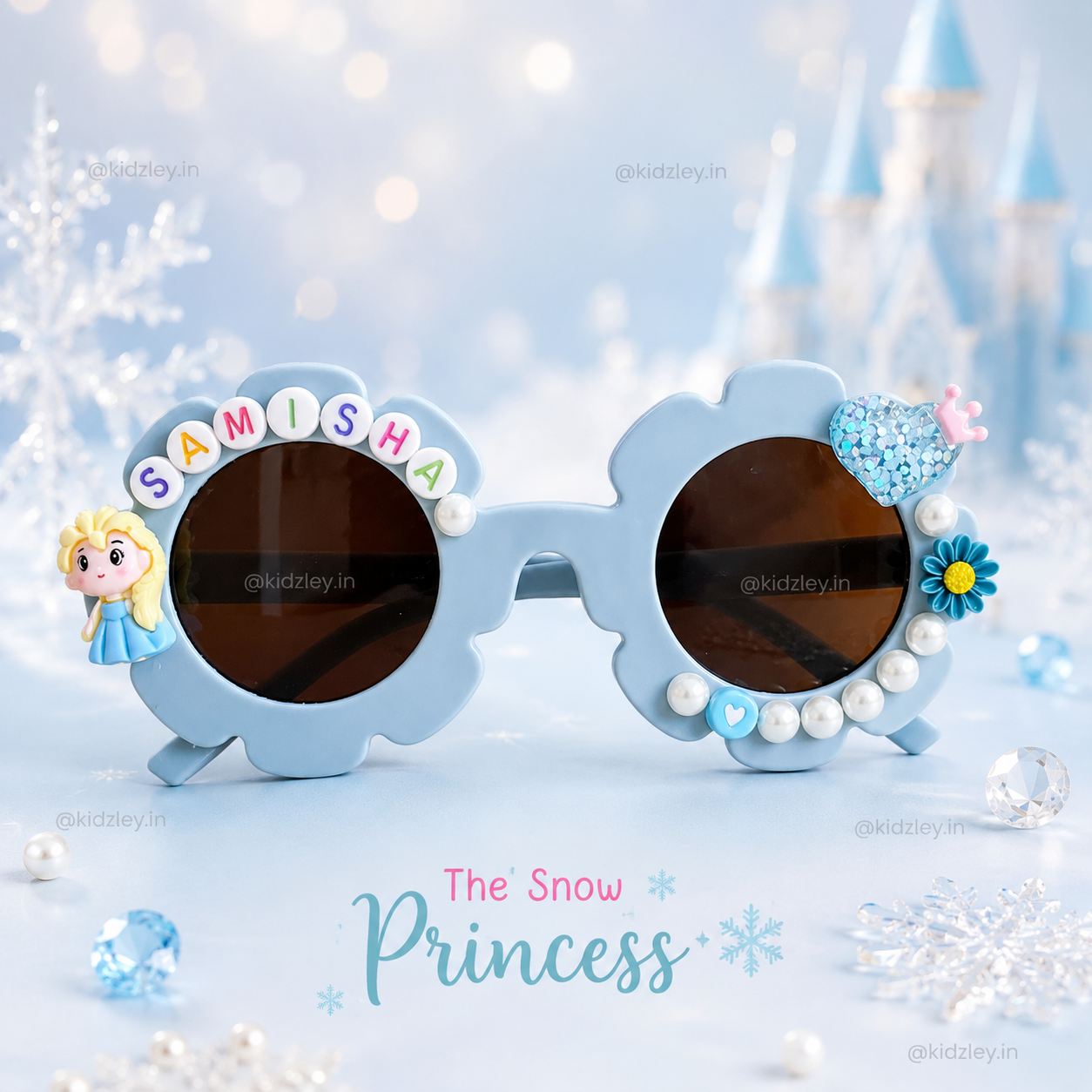 Personalised Princess Themed Floral Sunglasses